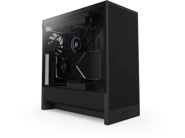PC ház H5 Flow Midi Tower ablakkal fekete