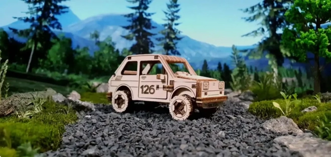 Fa 3D puzzle - Rally Autó Modell