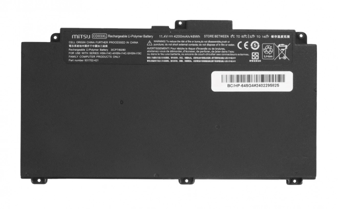 Akkumulátor HP ProBook 640 645 650 G4 G5 G7 4200 mAh