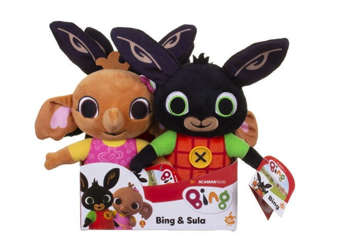 Bing és Sula plüss figurák
