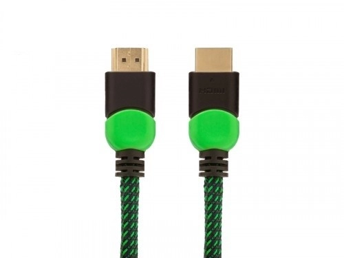 Zöld-fekete HDMI kábel 2.0, 1,8 m