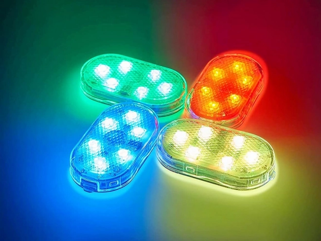 LED RGB autó belső világítás - vezeték nélküli kiegészítő