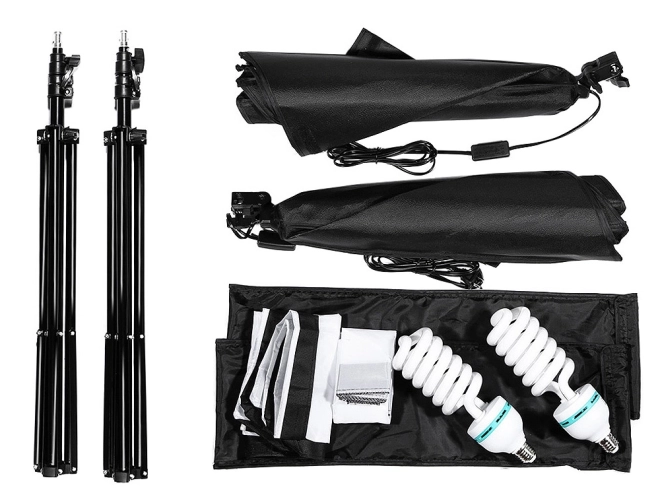 Softbox világítástechnika készlet fotóstúdióhoz