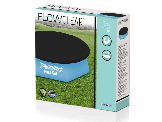 Bestway medence takaró felfújható peremmel, 244 cm