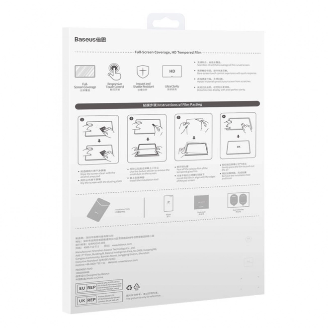 Baseus kristály edzett üveg 0,3 mm Huawei MatePad Pro 11 tablethez