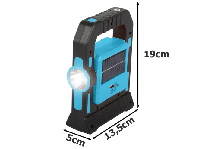 Solaris LED kempinglámpa multifunkciós powerbank