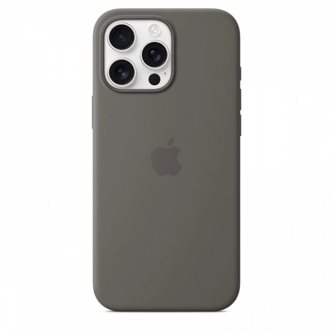 Silikon tok MagSafe iPhone 16 Pro Max - hegyi szürke