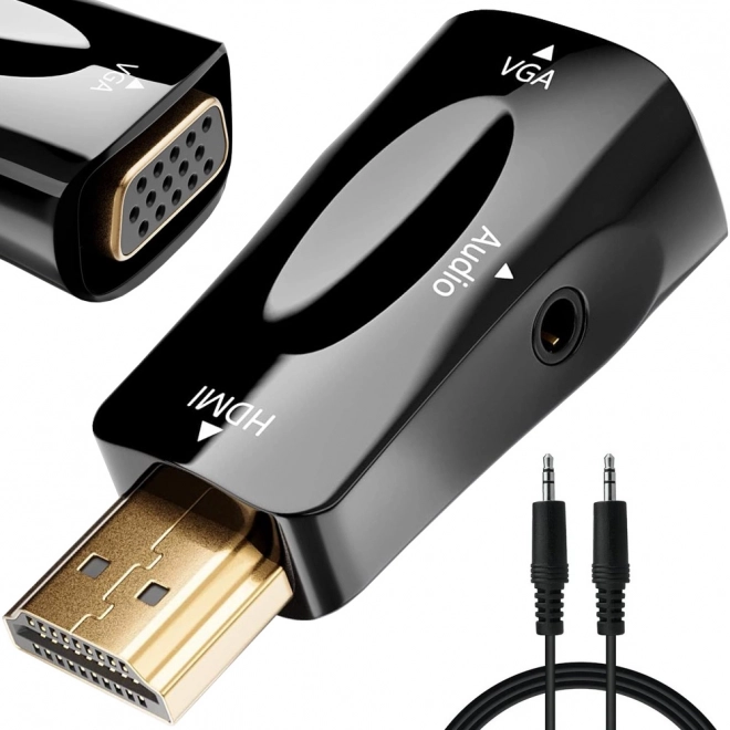 Hdmi vga adapter audio csatlakozóval