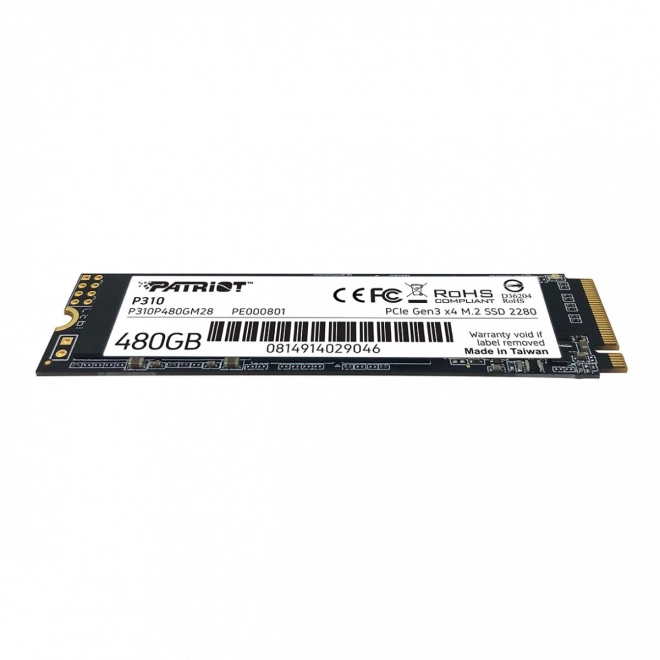 Patriot SSD merevlemez 480GB M.2 2280 PCIe NVMe