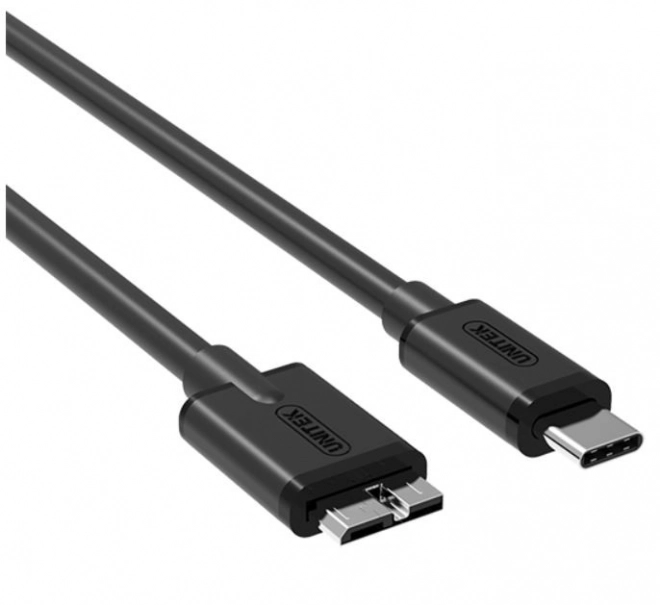 Usb C-típusú - microUSB 3.0 kábel 1 méter Unitektől