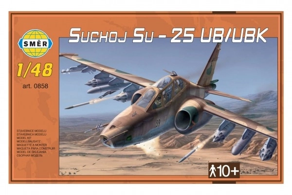 Suchoj Su-25 UB/UBK műanyag repülőgépmodell