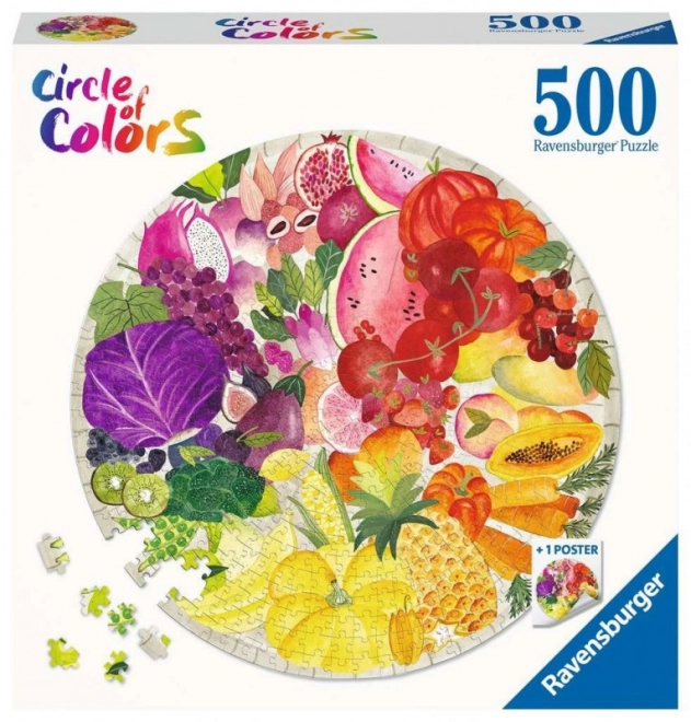 Ravensburger puzzle gyümölcs és zöldség szimfónia 500 darabos