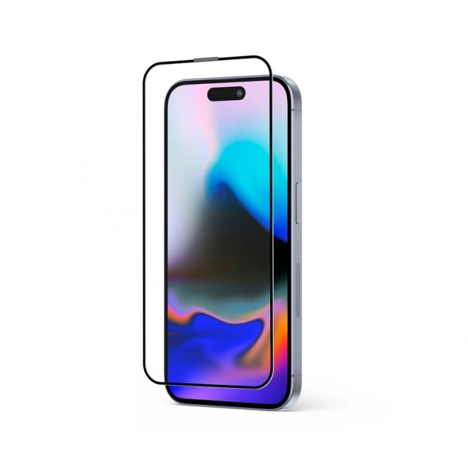 Antibakteriális 3D páncélozott üveg - edzett 9H Full Glue az iPhone 16 készülékhez + beépítőkeret – IPhone 16 Pro