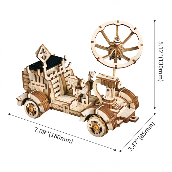 Napelemes Luna Jármű 3D Puzzle