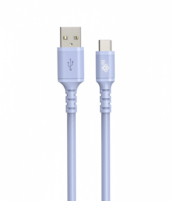 Selymes lila USB-USB C kábel 1m