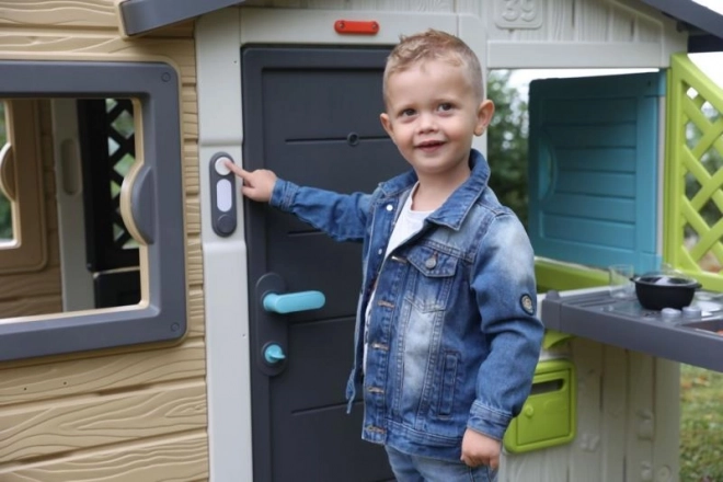 Smoby kerti ház ajtócsengő három hanggal
