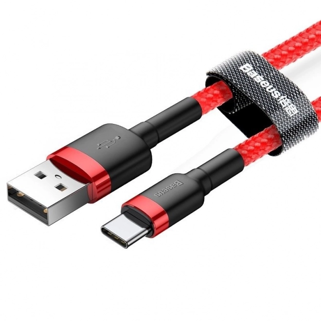 Baseus Cafule piros usb-c kábel 2m