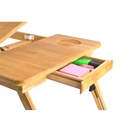 Bambusz laptopasztal