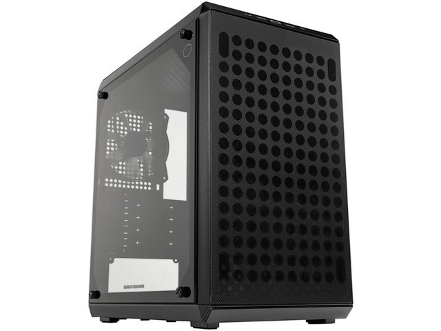 MasterBox Q300L V2 számítógépház ablakkal fekete
