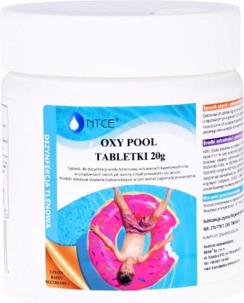 Oxy Pool oxigén tabletták víz fertőtlenítéséhez medencékhez és jakuzzikhoz 0,5 kg