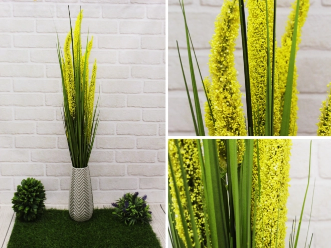 Dekoratív fű sárga 95 cm