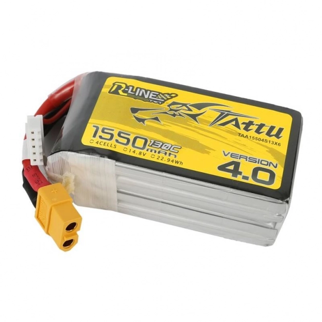 Tattu r-line li-po akkumulátor 1550mah 130c 4s