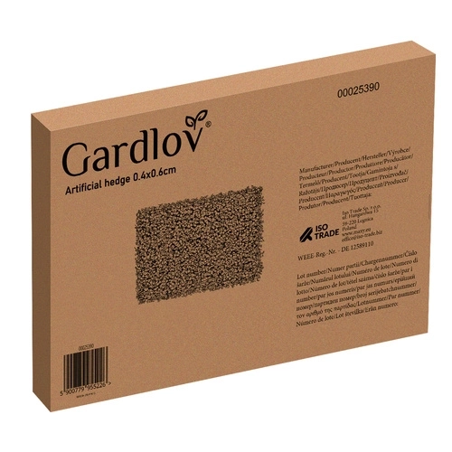 Mű sövény Gardlov zöld panel 60x40 cm erkélyre és kertre