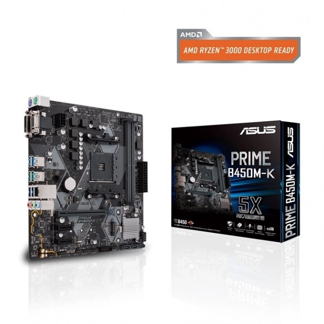 Prime B450M-K II alaplap LED világítással
