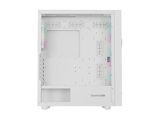 Genesis Diaxid 605 ARGB Fehér Midi Torony USB-C