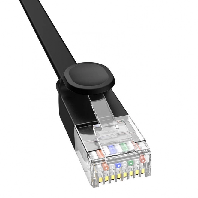 Baseus plochakábel Ethernet RJ45 Cat.6 12m fekete