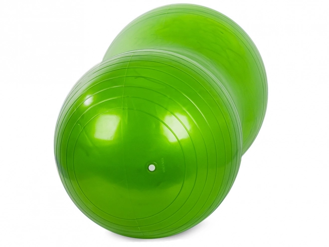 Fitnesz gumilabda dupla 40 cm pumpával – Zöld