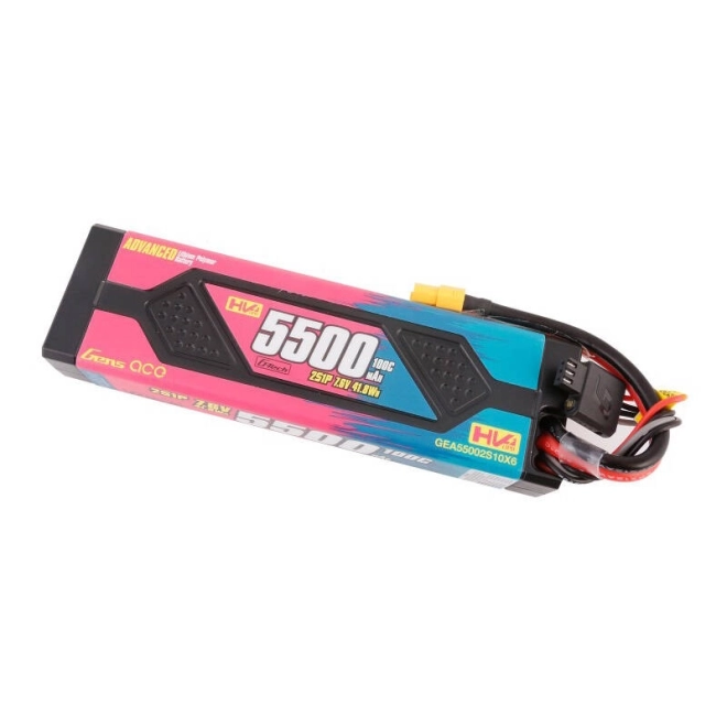 Gens Ace nagy teljesítményű Lipo akkumulátor 5500mAh 7,6V 100C