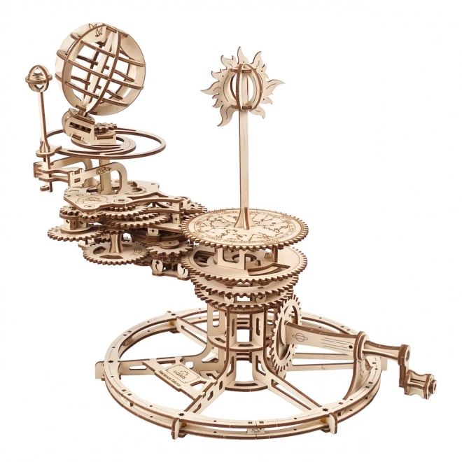 Ugears 3D mechanikus fa puzzle Tellúrium