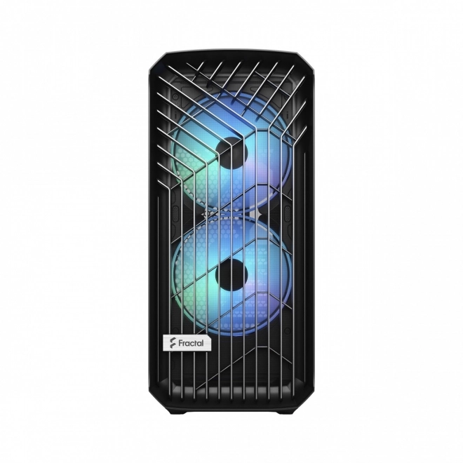 Torrent fekete RGB számítógépház TG Light Tint 5 ventilátor ATX