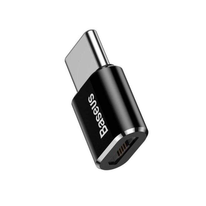 adapter micro usb usb-c fekete