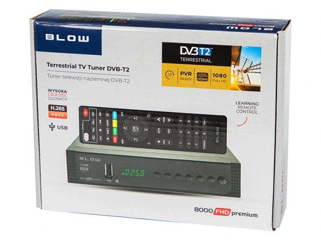 Dvb-t2 dekóder tuner 8000fhd prémium
