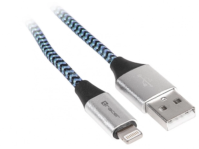 Czarno-niebieski USB 2.0 iPhone lightning kábel