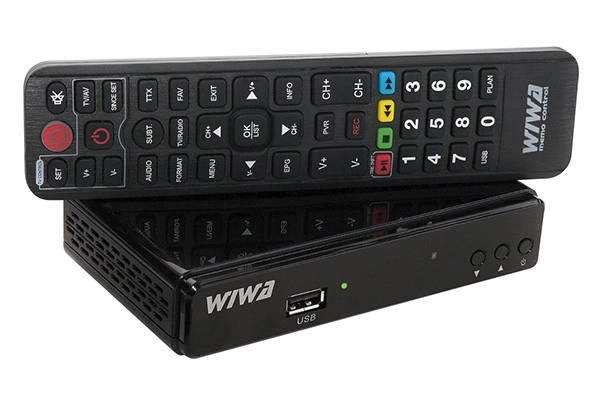 Wiwa H.265 digitális vezeték nélküli TV-vevő