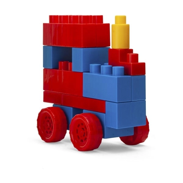 Kids Blocks 70 darabos építőkocka készlet tárolóban