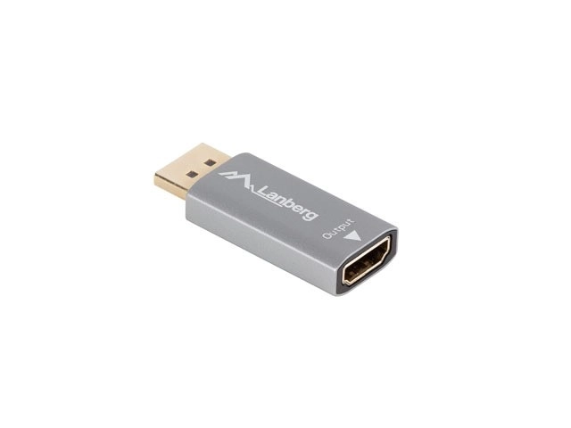Sréber DisplayPort - HDMI adapter, 8K támogatás