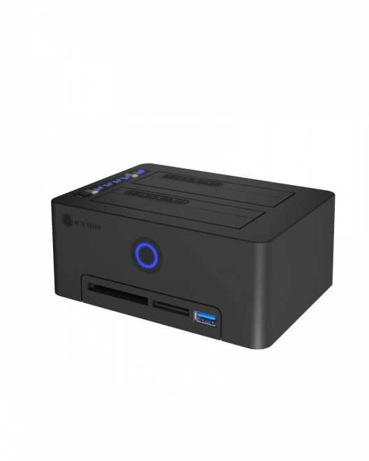 Kártyaolvasó dual dokkoló állomással SSD/HDD-hez