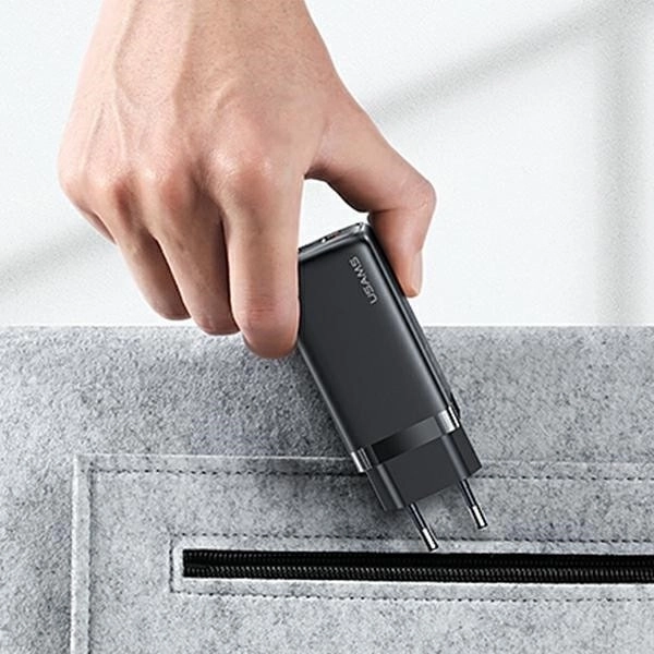 USAMS T47 USB/USB-C 65W PD Gyors Töltő