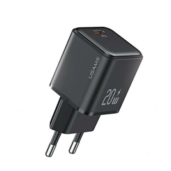 Usams US-CC183 hálózati töltő USB-C PD 20W fekete