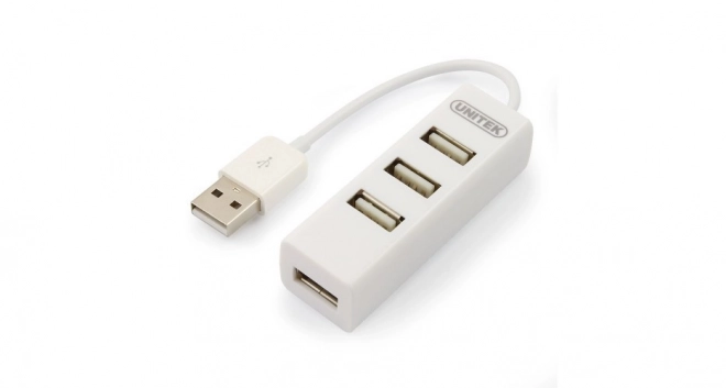 Mini USB hub 4 porttal - Fehér