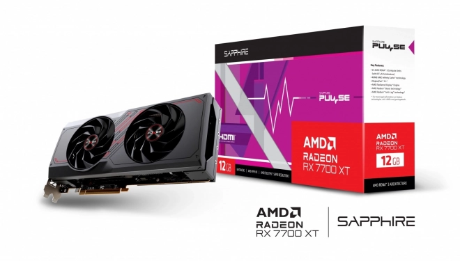 Geforce RX 7700 XT Gaming grafikus kártya