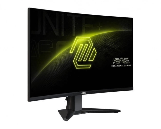 27 colos ívelt LED monitor