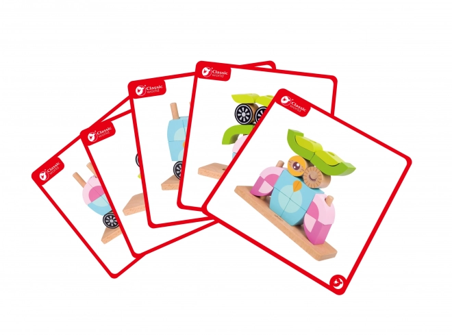 Fa puzzle - Bagoly építőjáték
