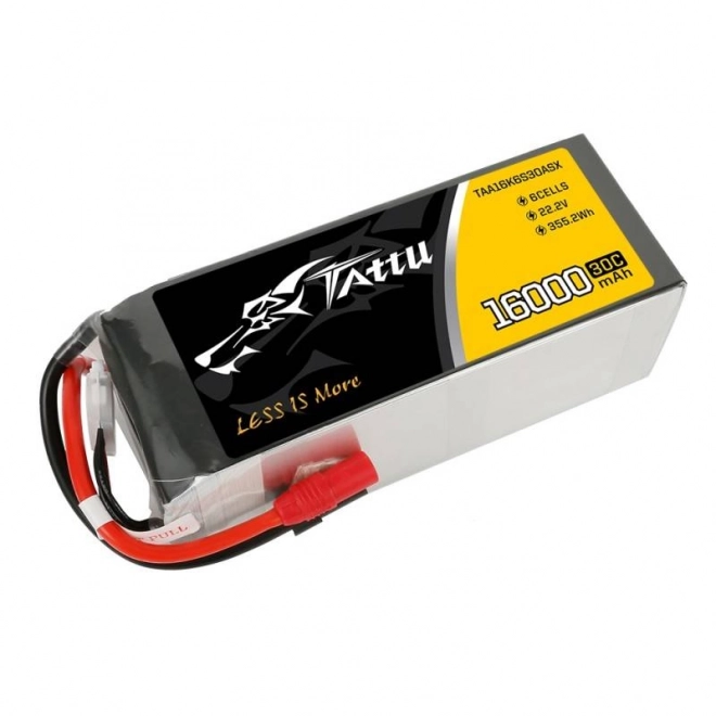 Tattu nagy kapacitású LiPo akkumulátor 16000mAh 22.2V