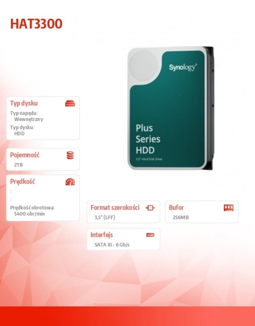 Sata 3,5 hüvelykes 2TB merevlemez