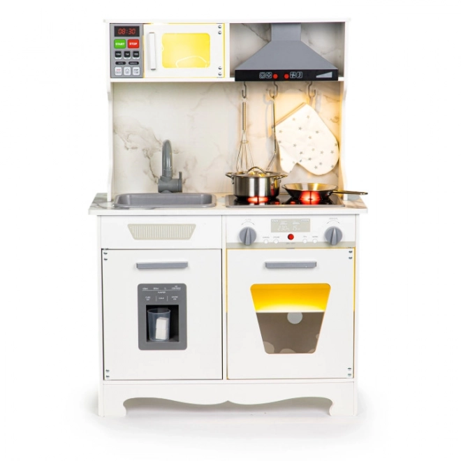 Fa gyerek konyha fény- és hanghatásokkal + kiegészítők ECOTOYS